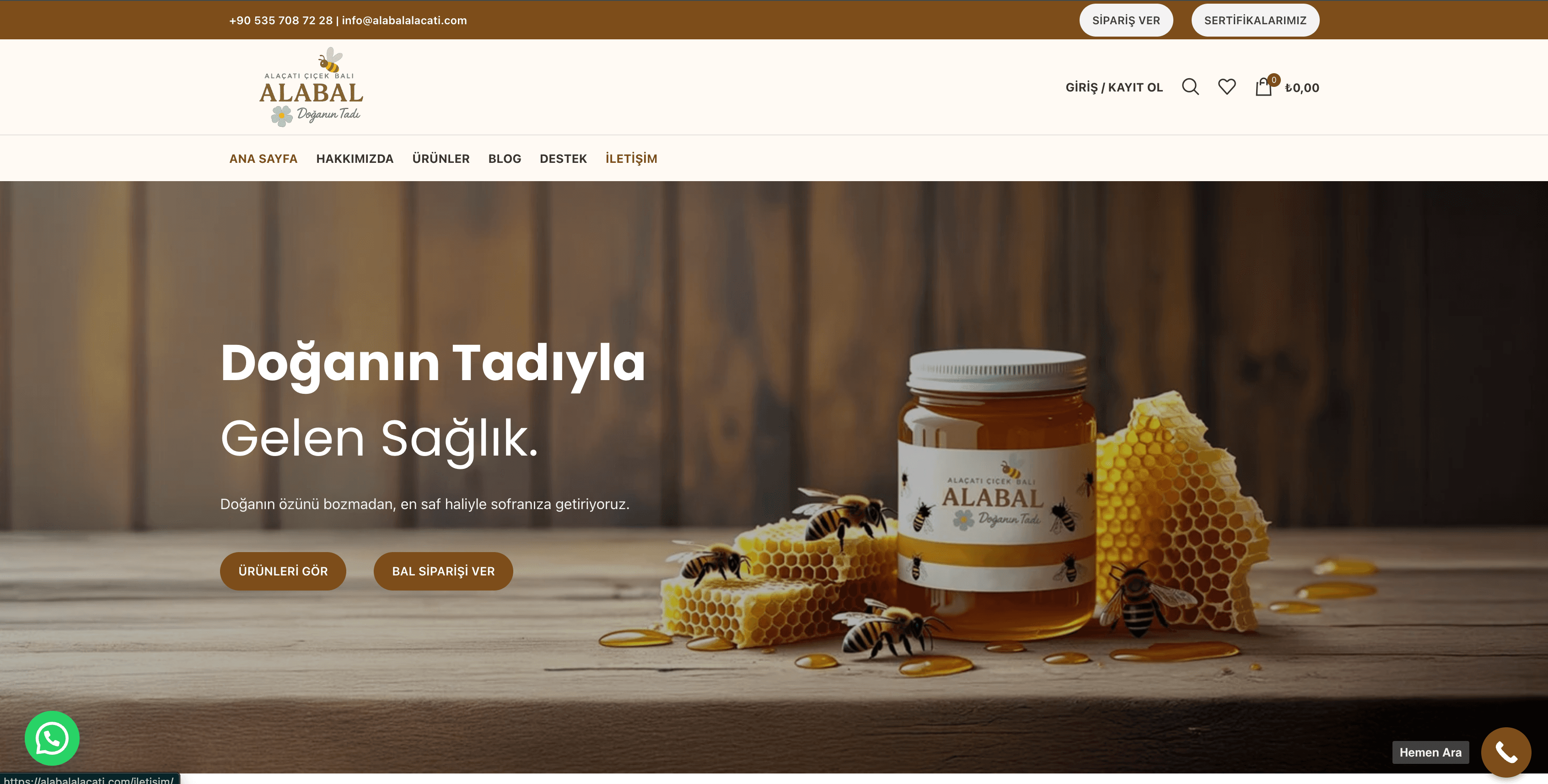 Turizm ve Konaklama Web Sitesi — Alabala Alaçatı