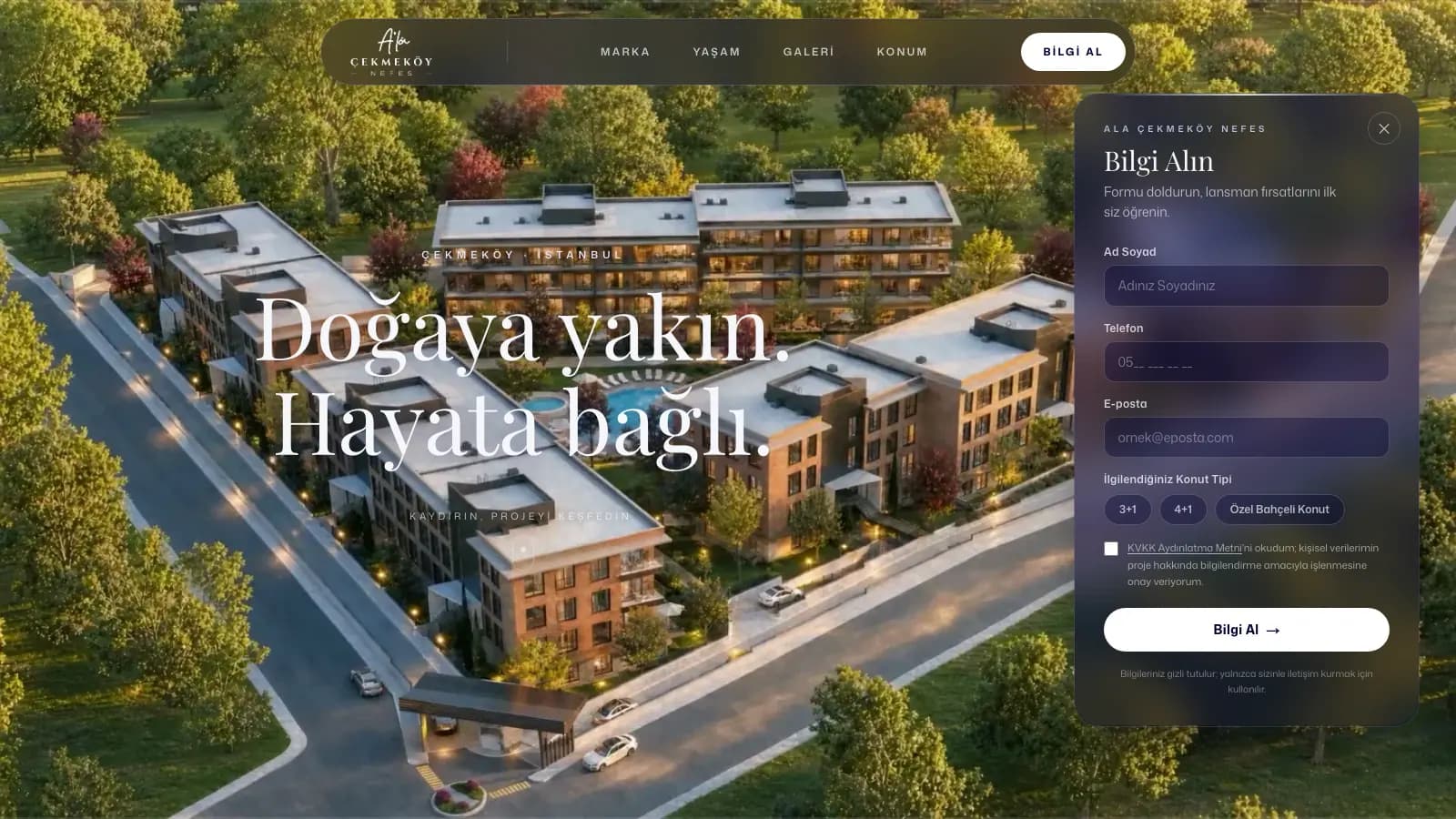 Premium Konut Projesi — A'lâ Çekmeköy Nefes