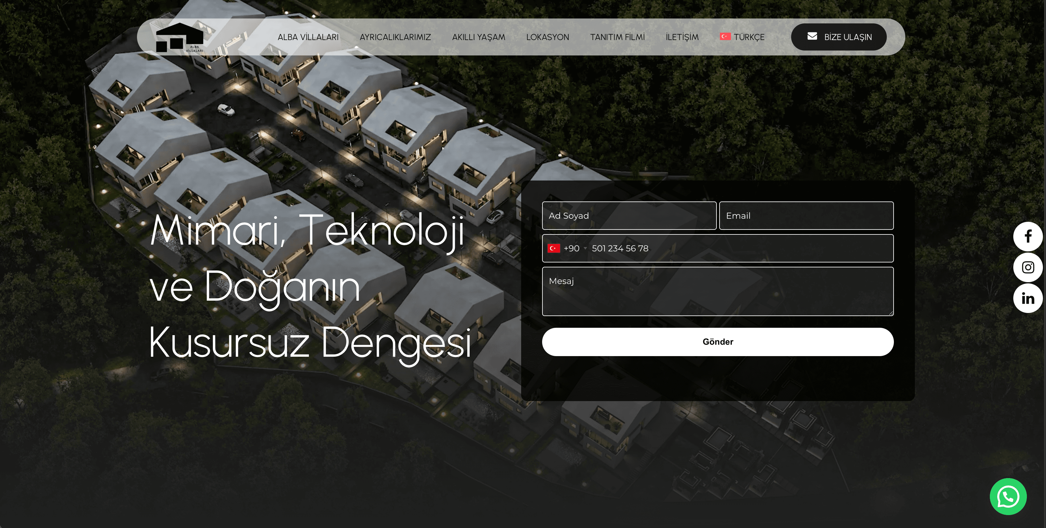 Premium Konut Projesi — Alba Villaları