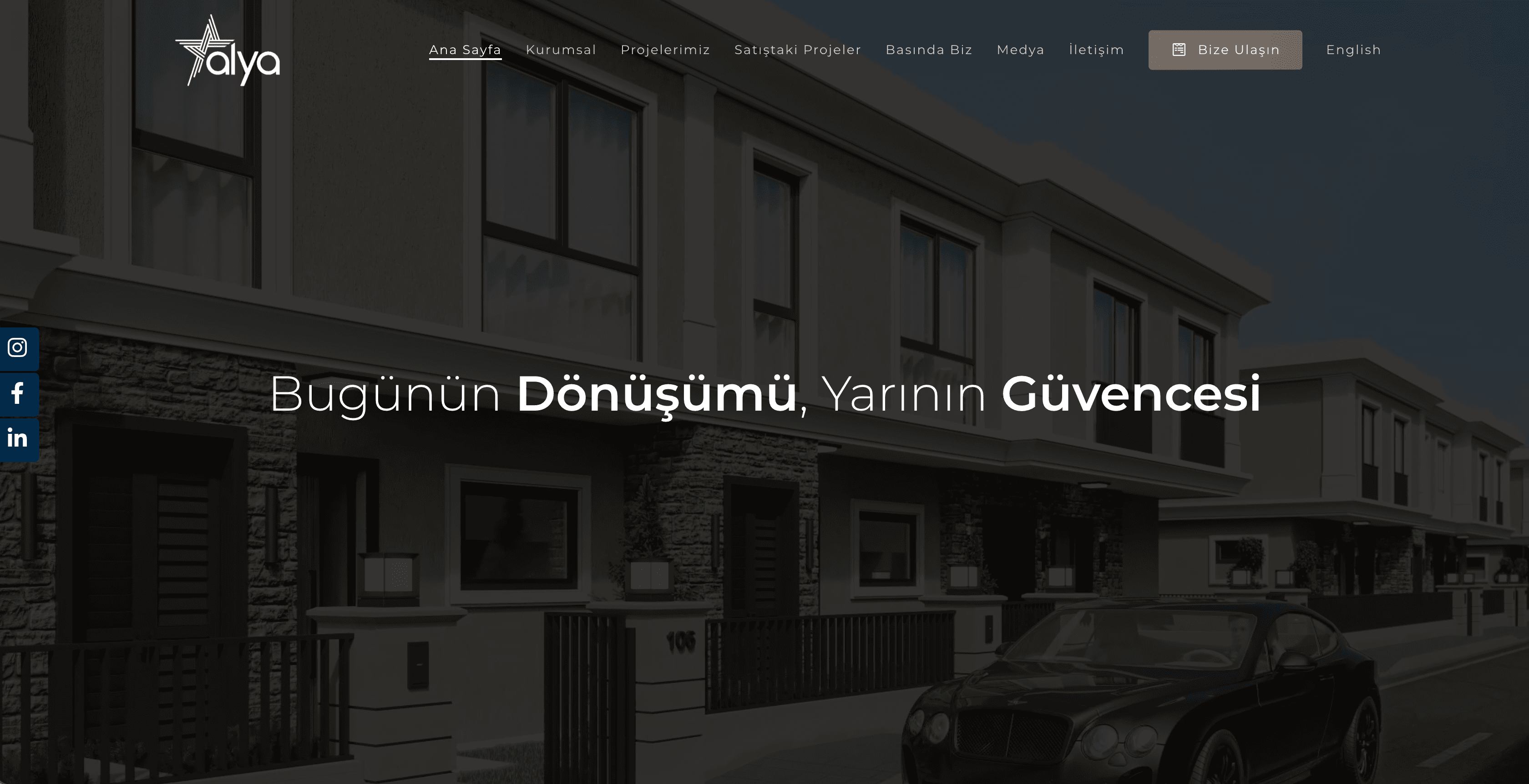 Konut Projesi Web Sitesi — Alya Konutları