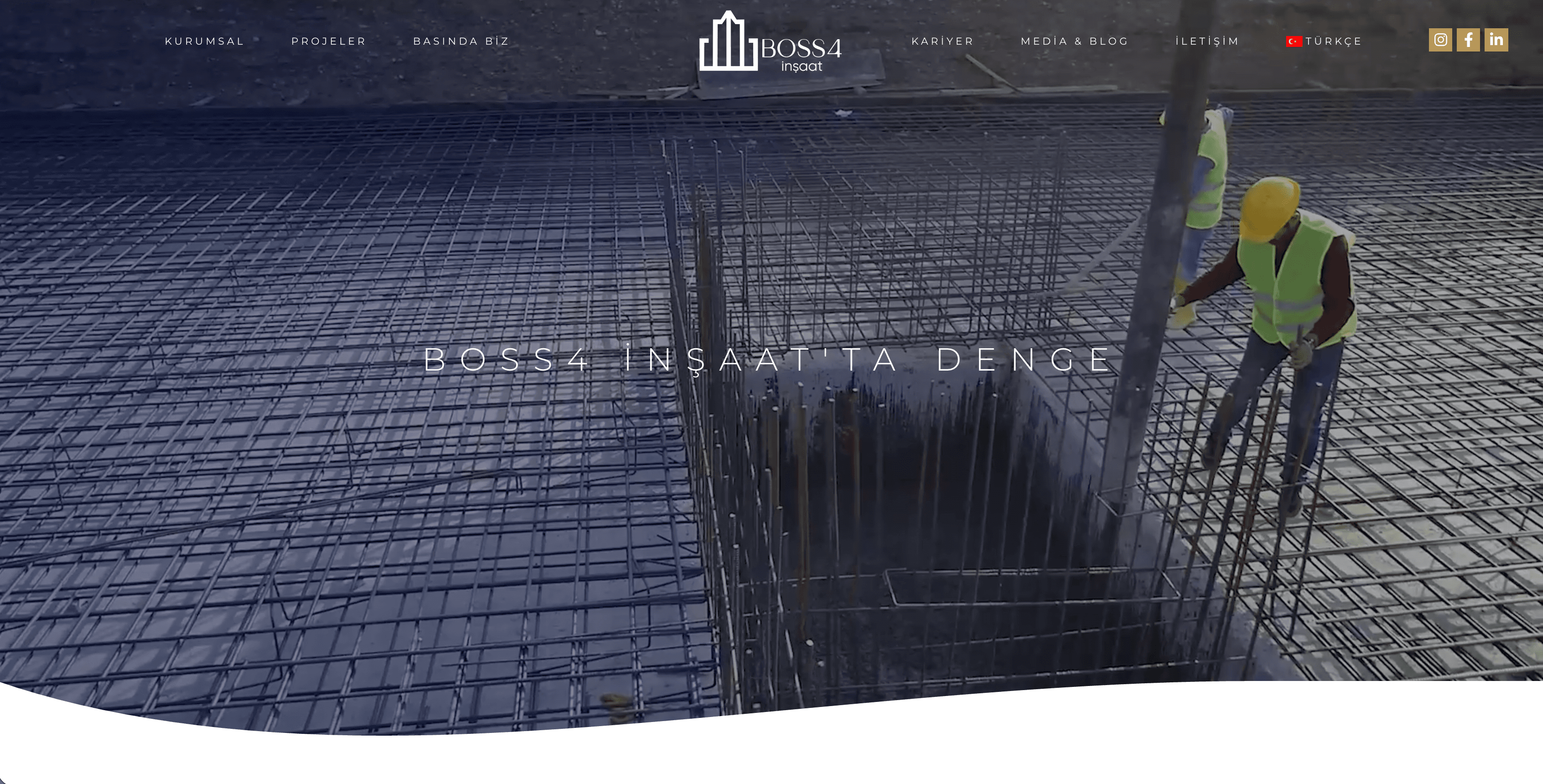 Kurumsal Web Sitesi — Boss4