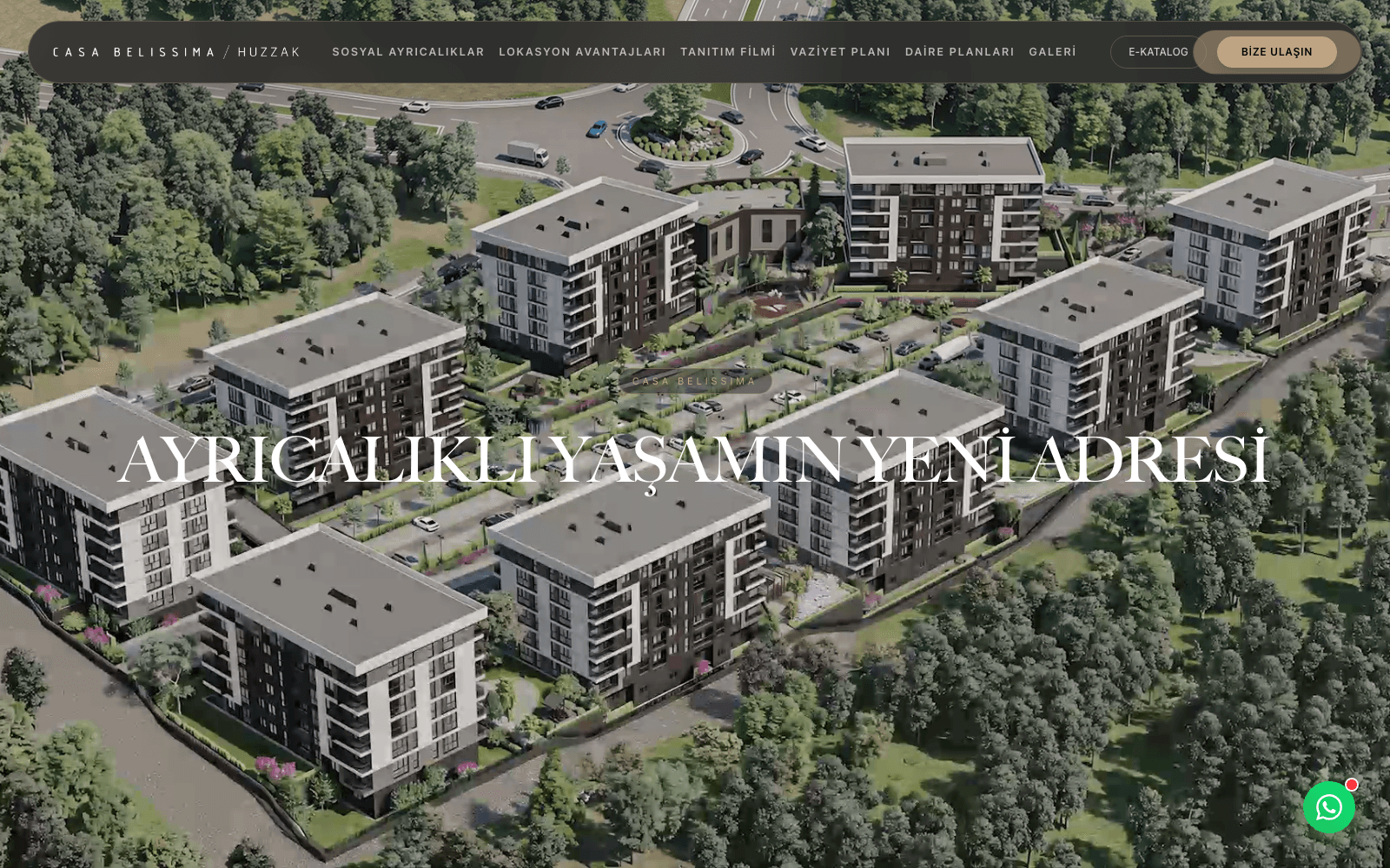 Lüks Konut Tanıtım Sitesi — Casa Belissima