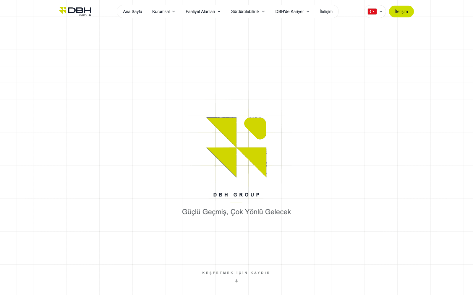 Kurumsal Holding Web Sitesi — DBH Group