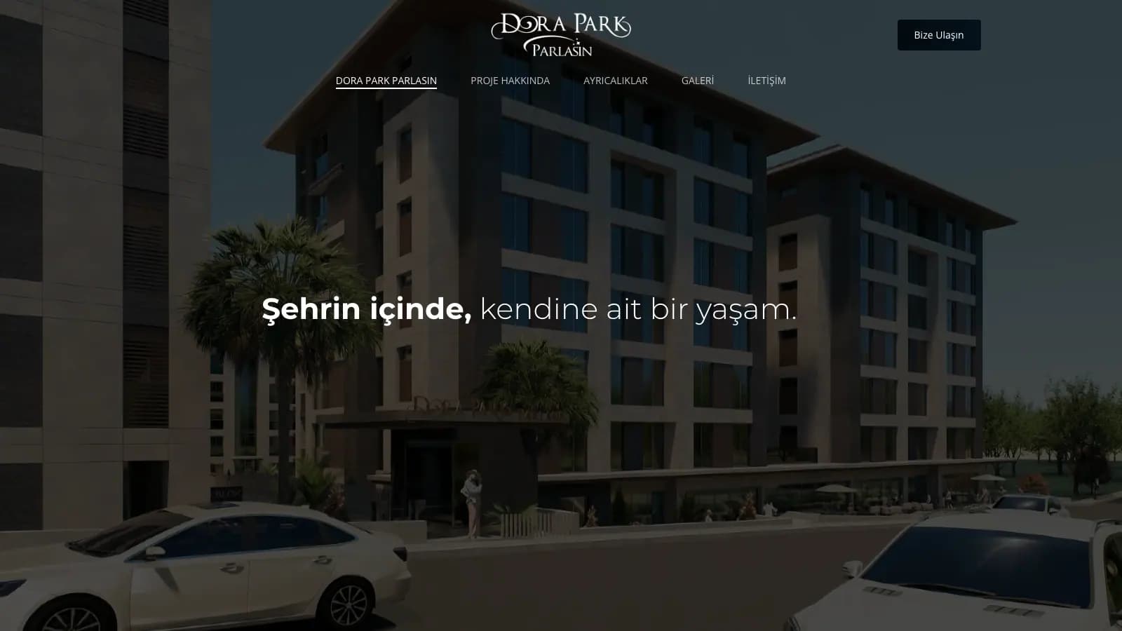 Konut Projesi Web Sitesi — Dora Park Parlasın