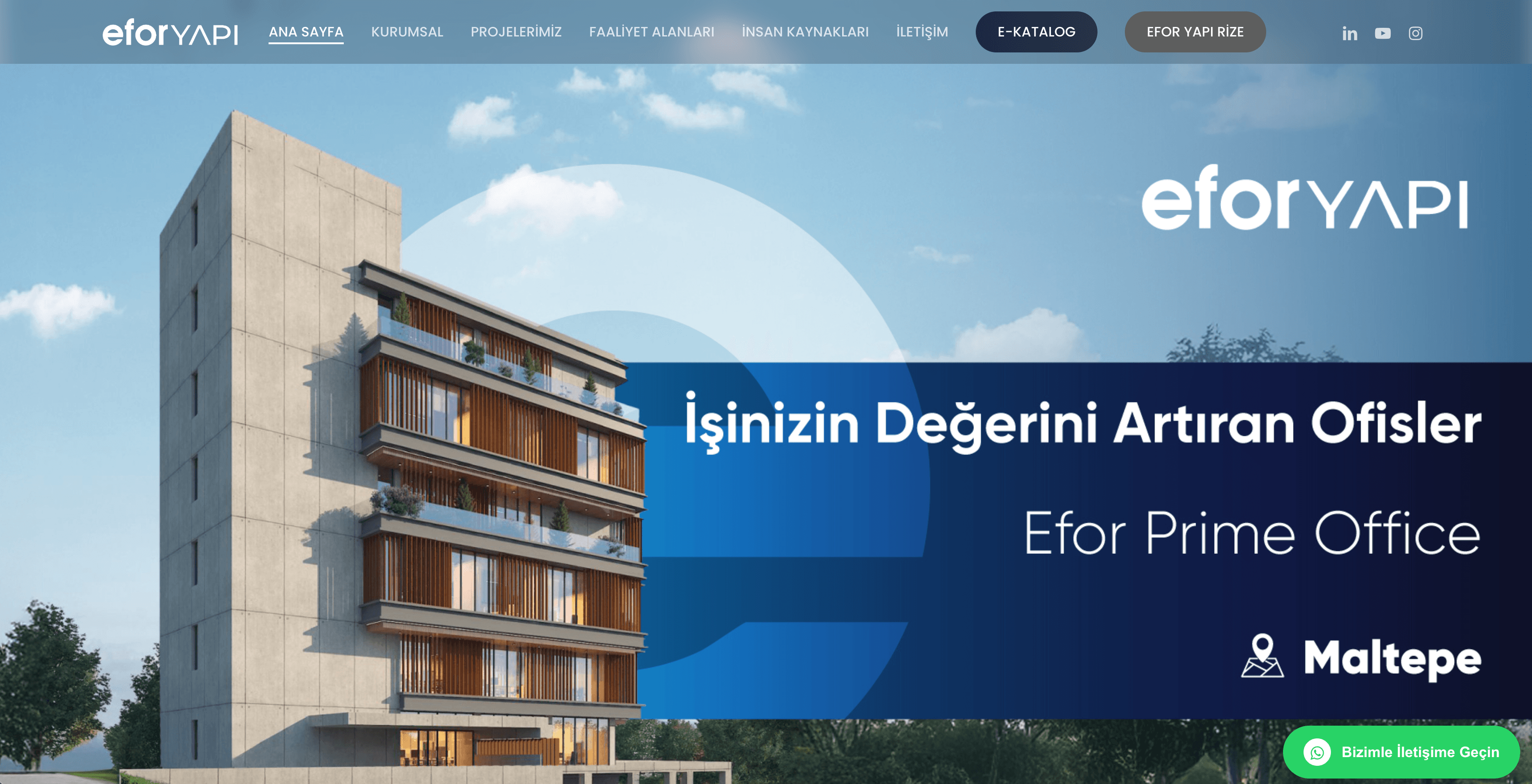 İnşaat Firması Web Sitesi — Efor Yapı