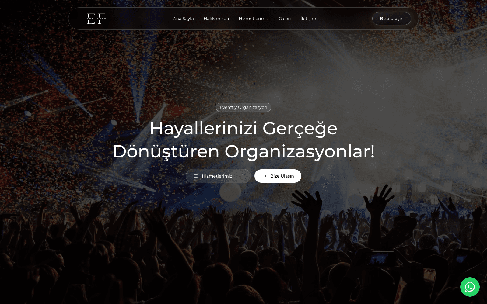Etkinlik ve Organizasyon Platformu — Eventfly