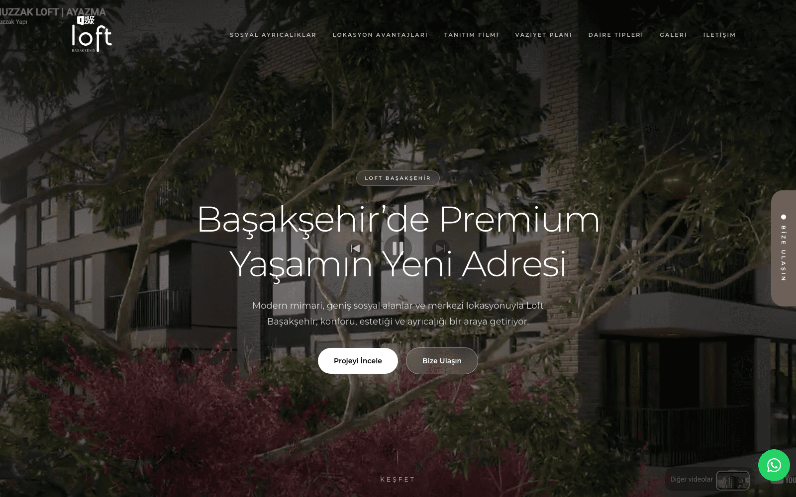 Premium Konut Projesi — Huzzak Loft