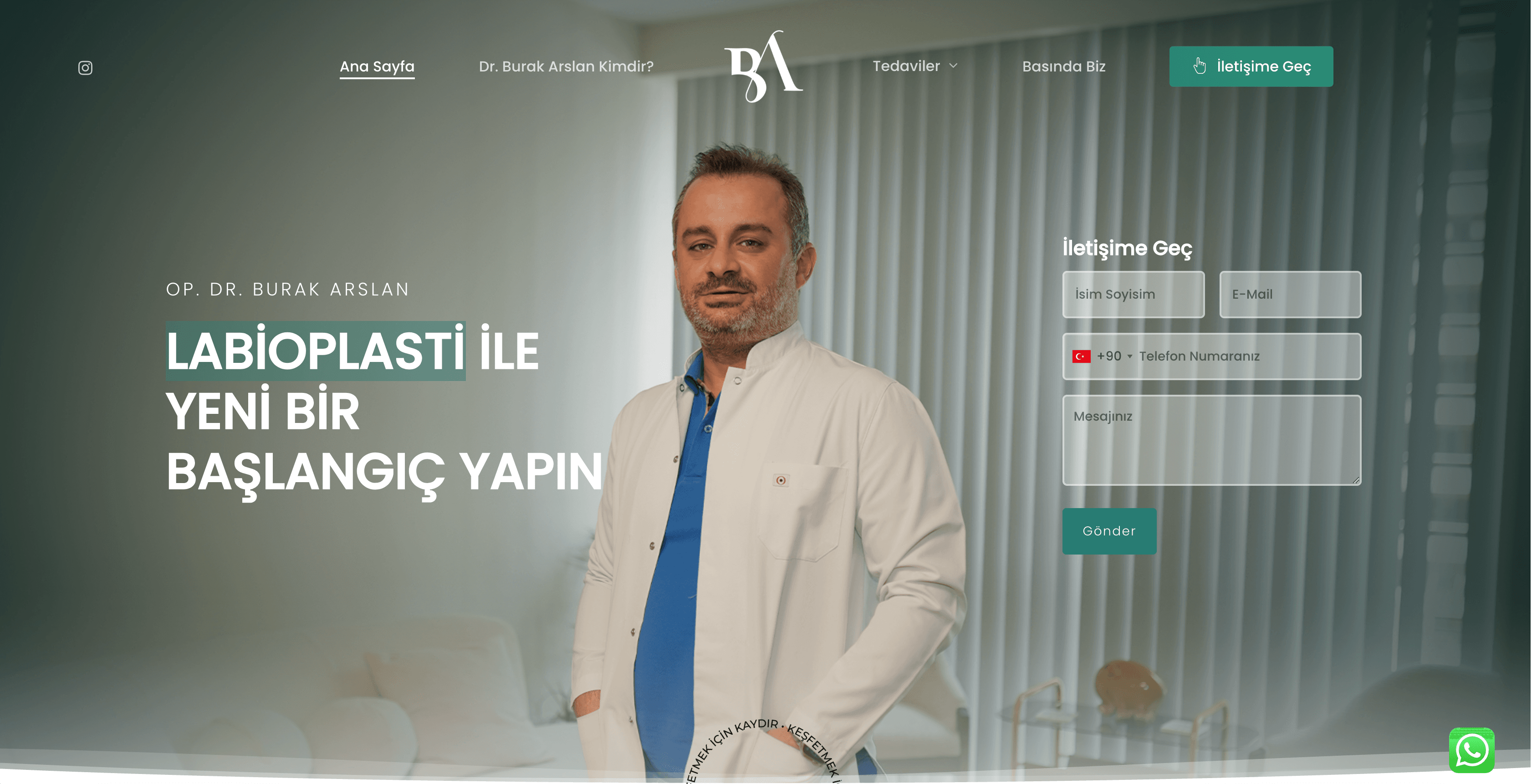 Doktor Web Sitesi — Op. Dr. Burak Arslan