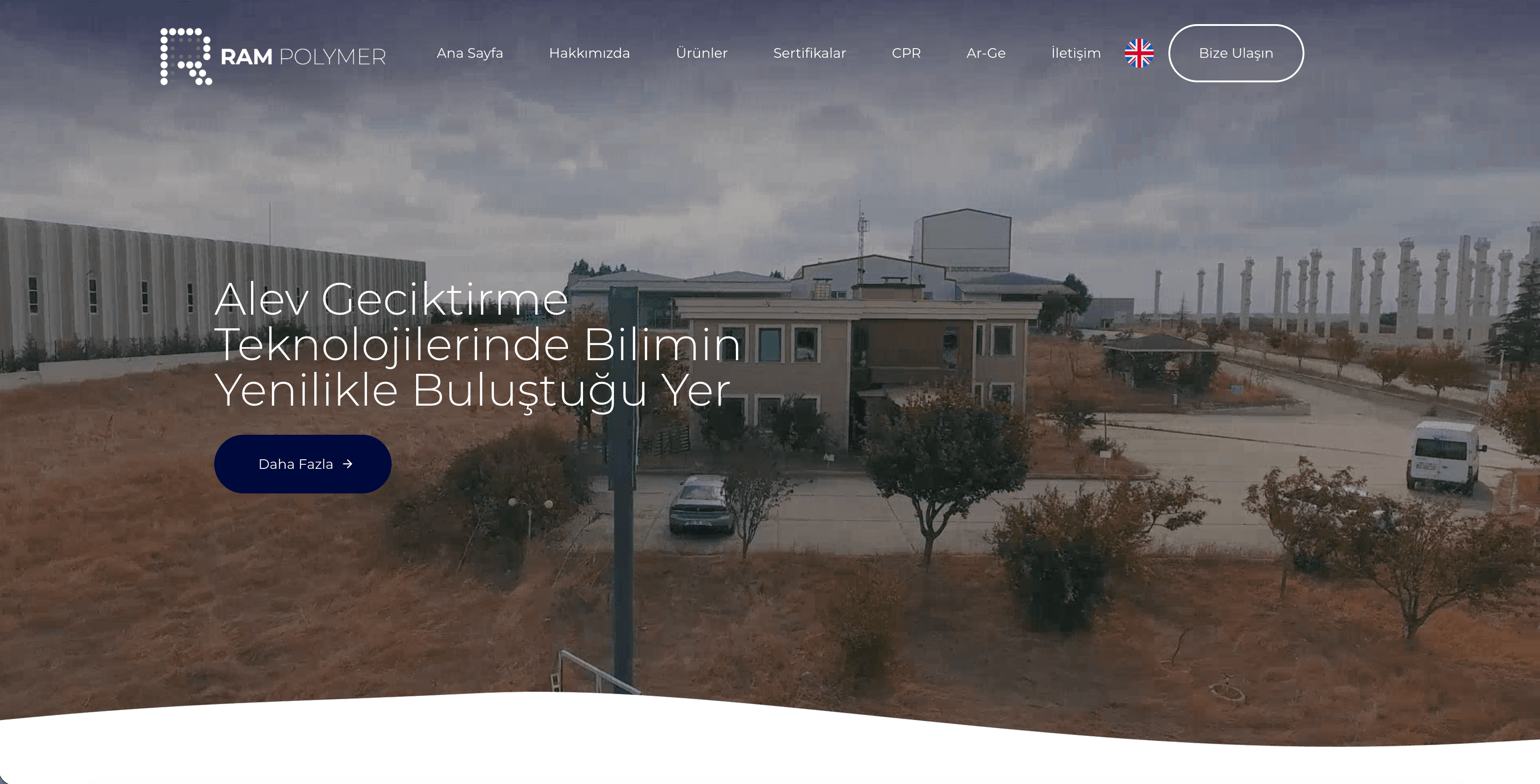 Endüstriyel Kurumsal Web Sitesi — Ram Polimer