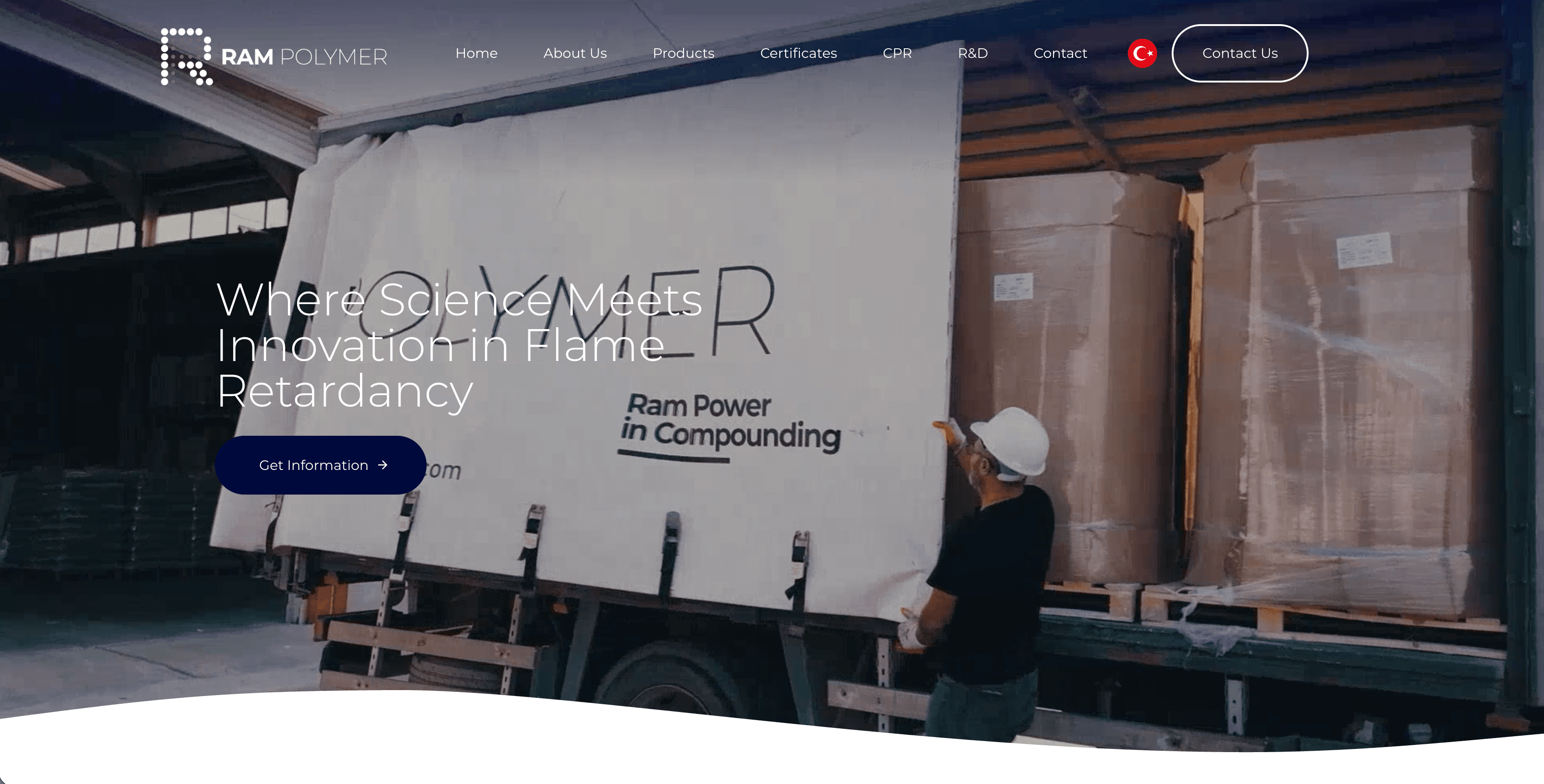Endüstriyel Kurumsal Web Sitesi — Ram Polymer