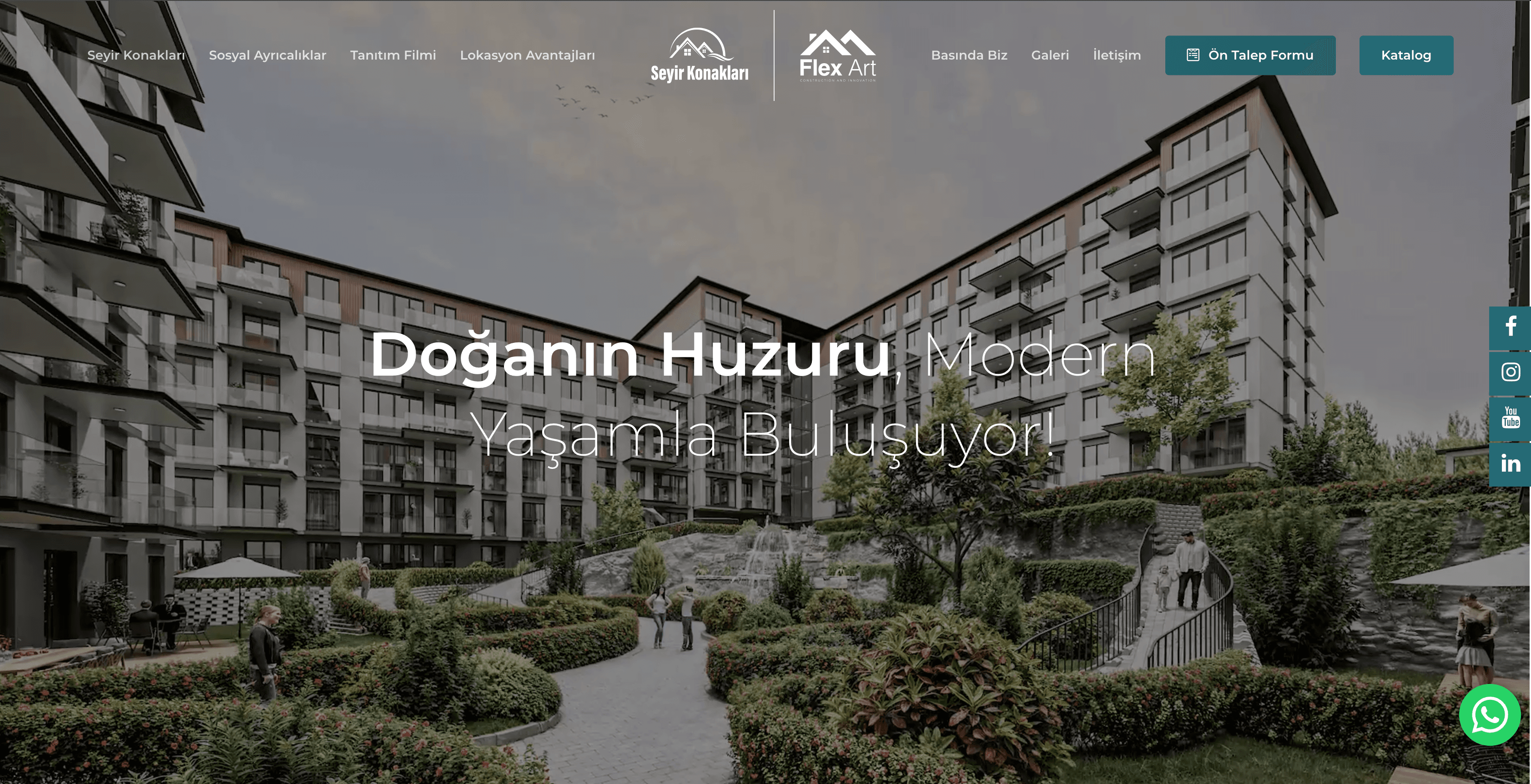 Konut Projesi Web Sitesi — Seyir Konakları