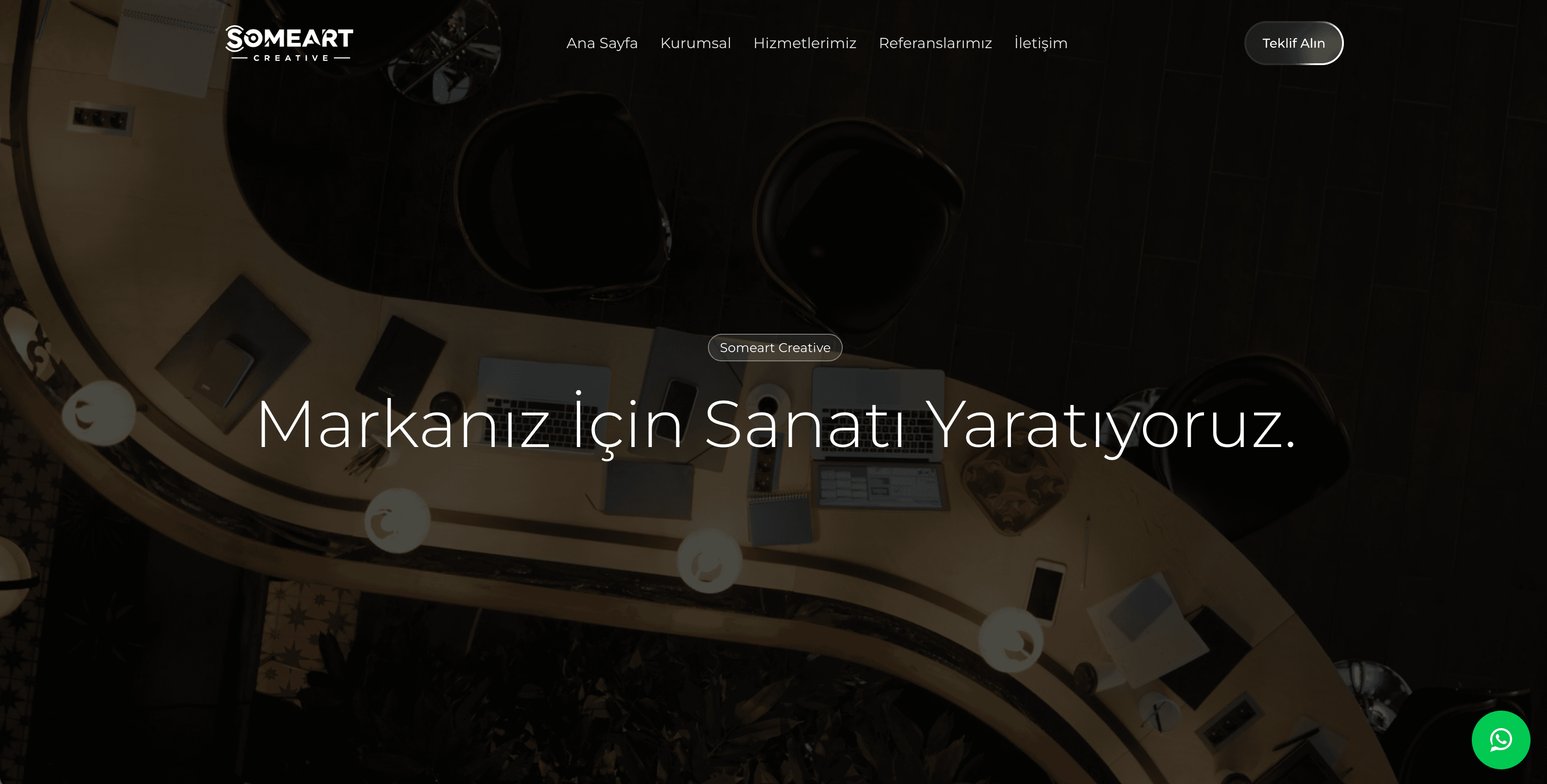 Yaratıcı Ajans Web Sitesi — Some Art Creative