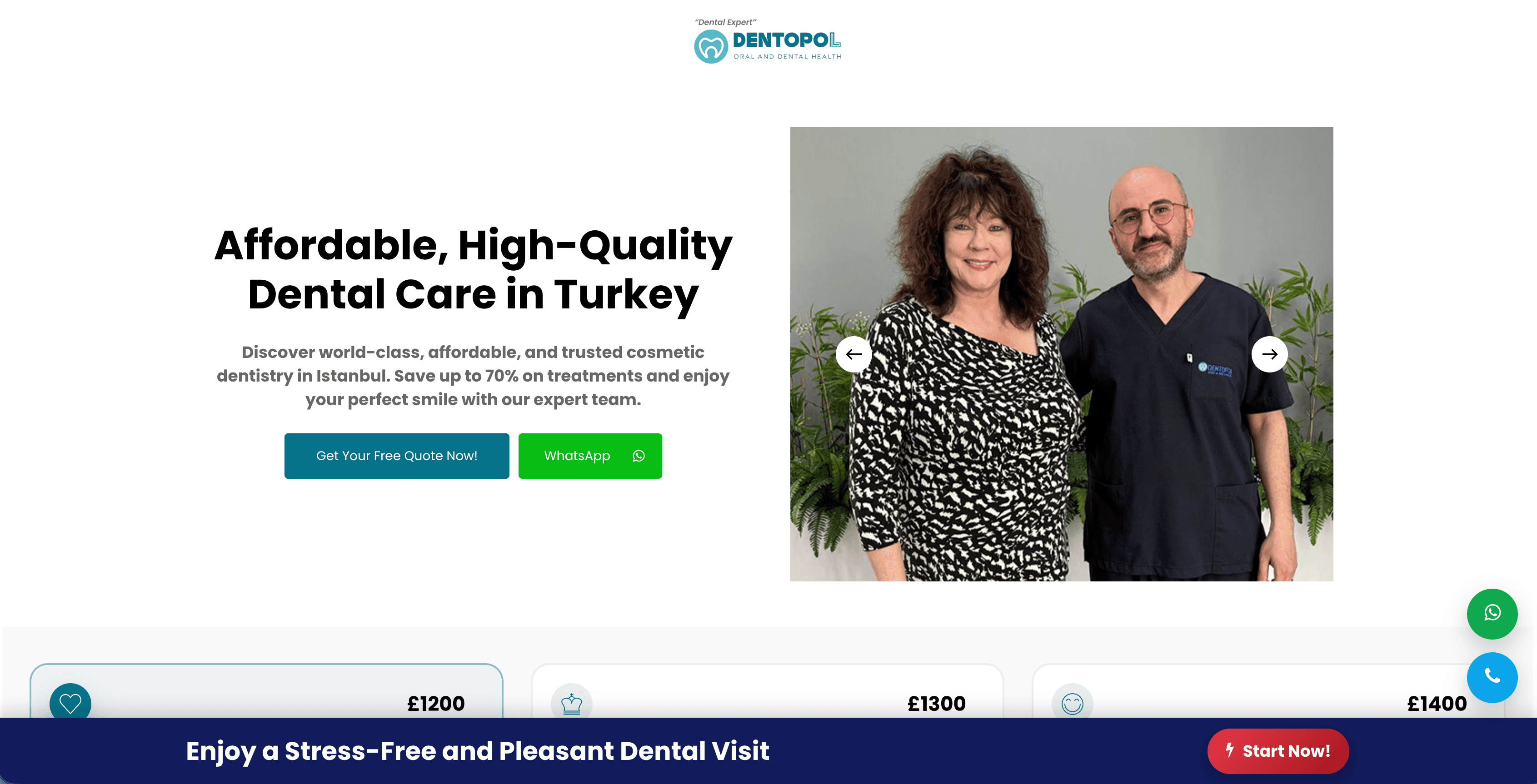 Dental Tedavi Tanıtım Sayfası — Zirkonium Dentopol